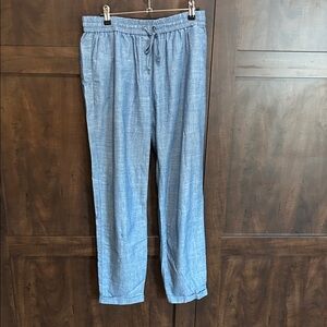Women’s Blue Cotton Casual Pants -size 10T